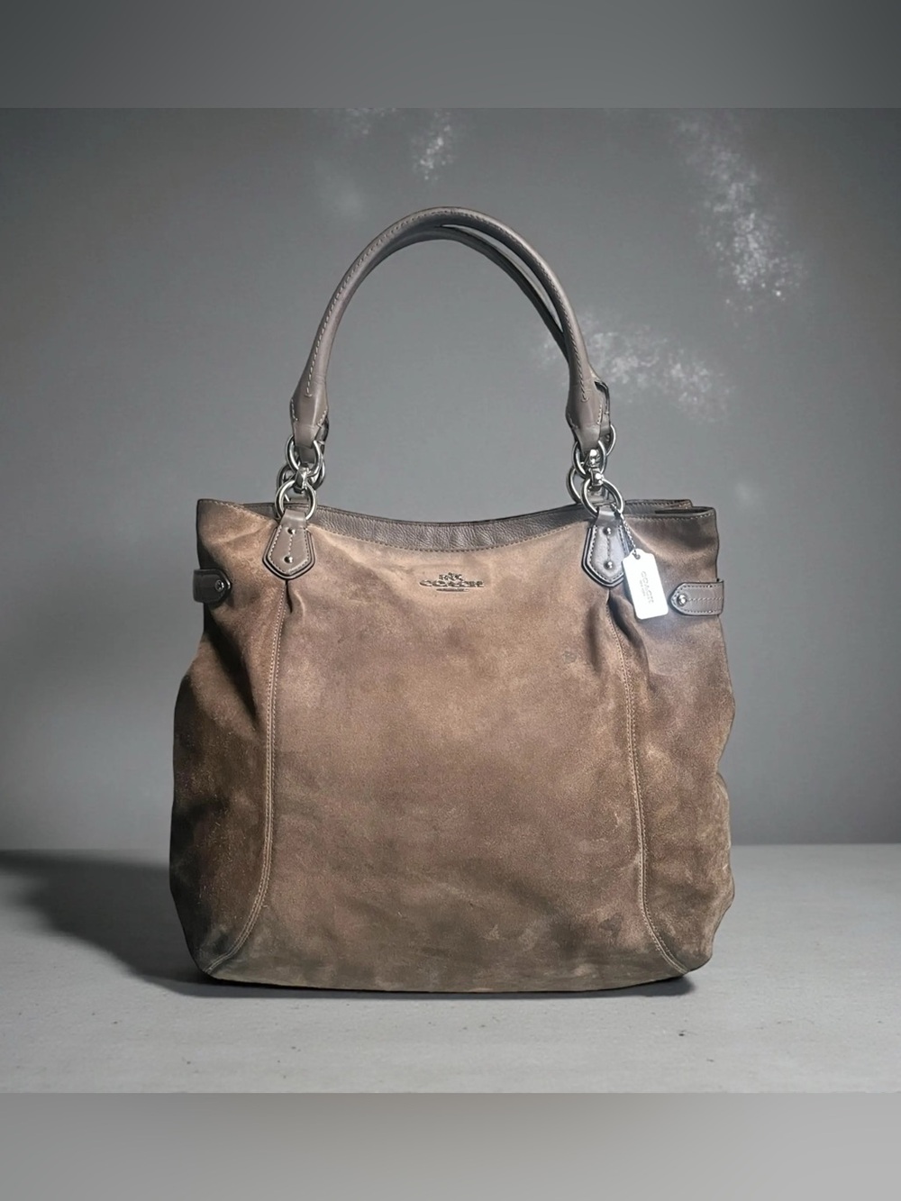 Coach Madison Maggie Suede Hobo
